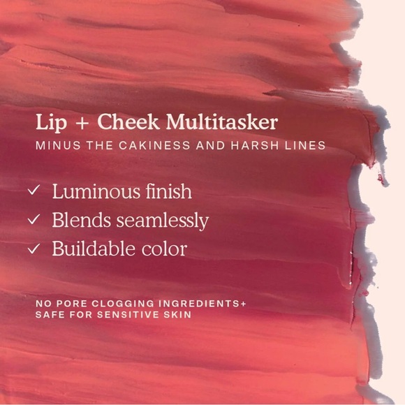 ✨NIB✨ TOWER 28 BEAUTY BeachPlease Lip + Cheek Dewy Cream Blush in MAGIC HOUR - Picture 7 of 10